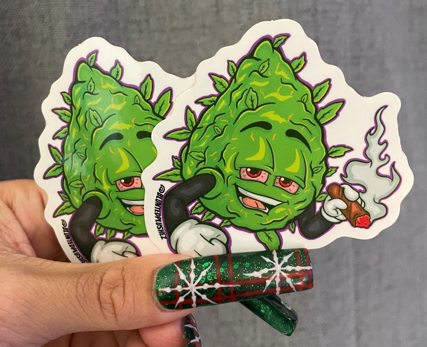 BluntedPlushez Nug Sticker