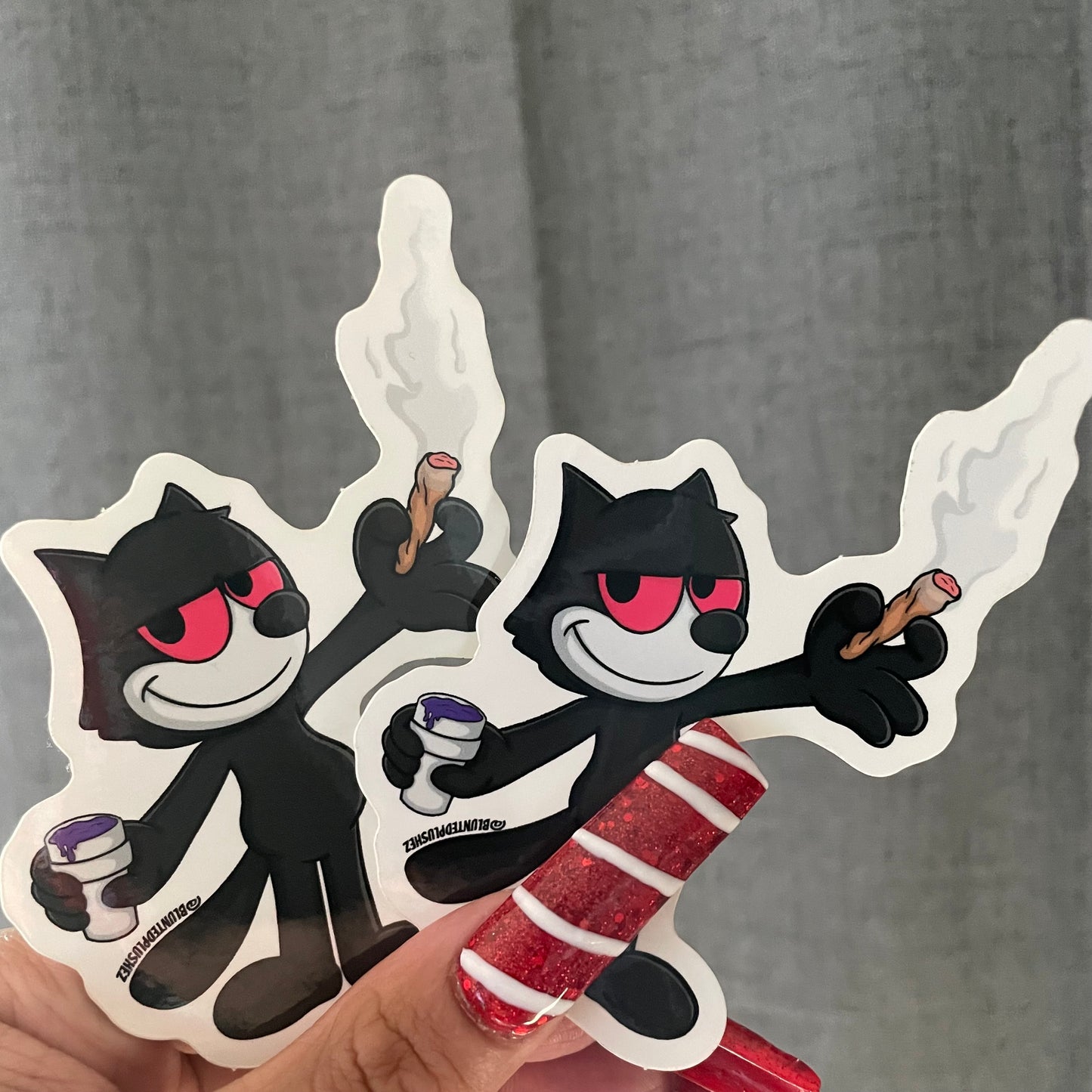 Double Cup Felix Sticker