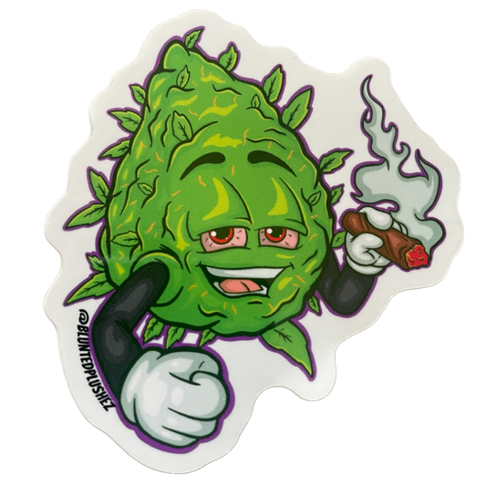 BluntedPlushez Nug Sticker